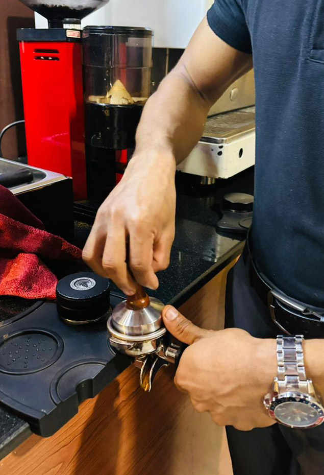 Coffee presentation